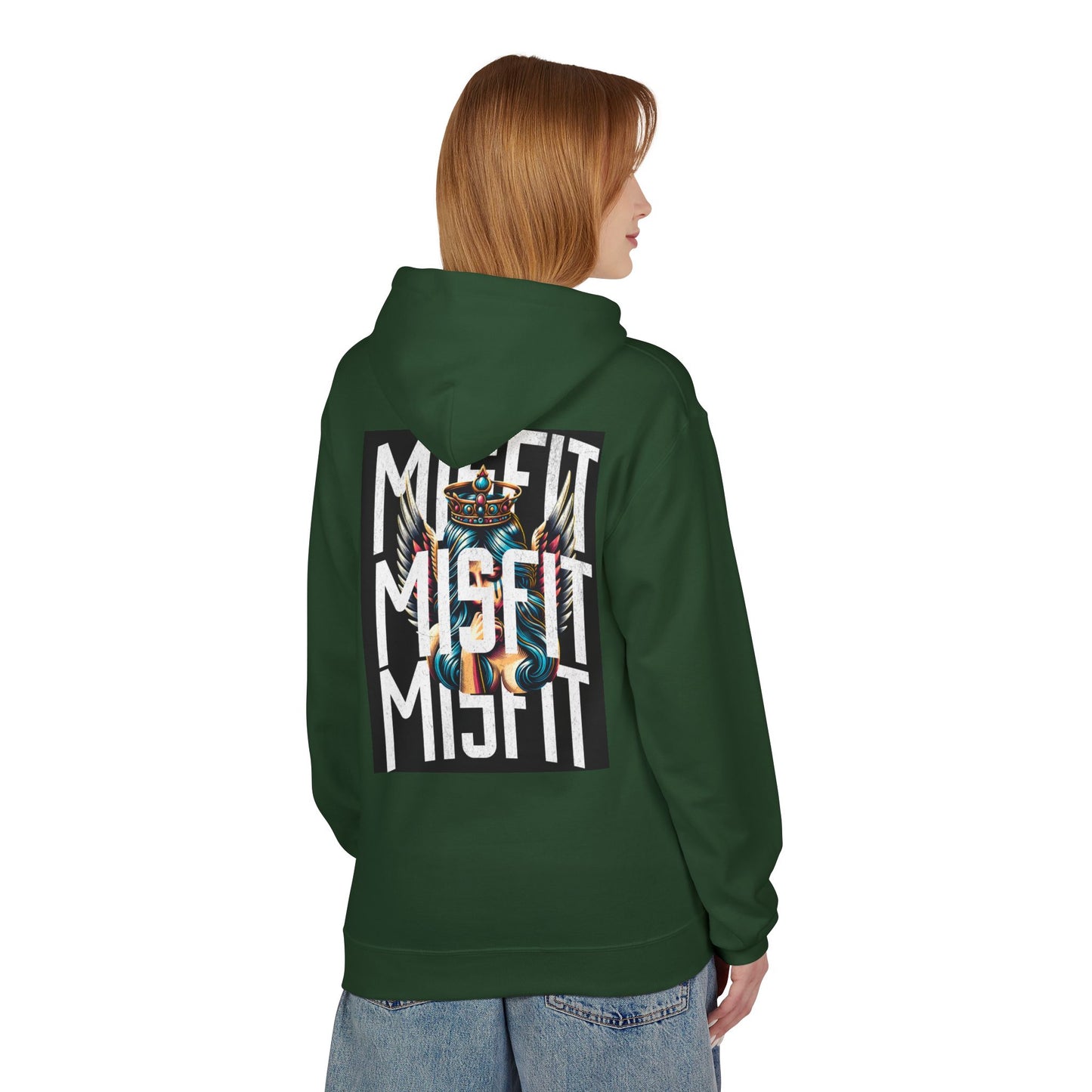 Misfit Angel Tears Witch Graphic Hoodie — Limited Edition Design