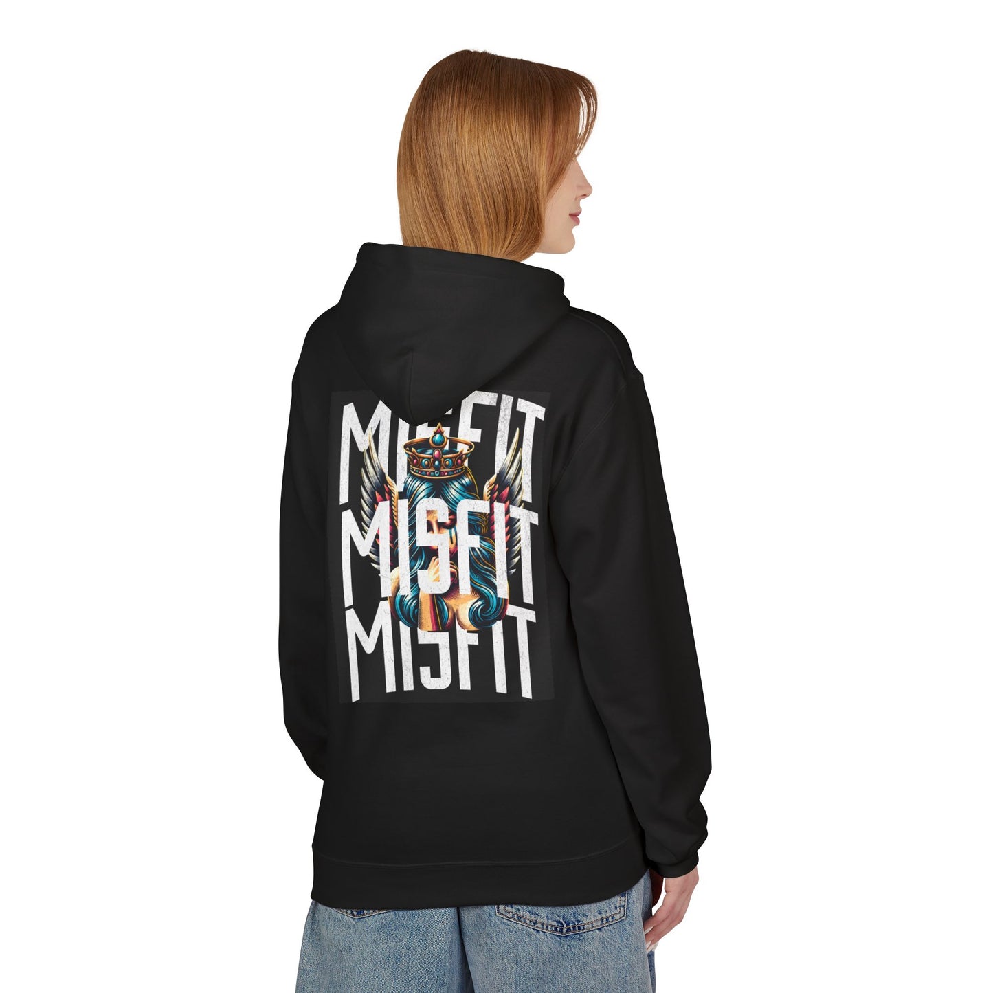 Misfit Angel Tears Witch Graphic Hoodie — Limited Edition Design