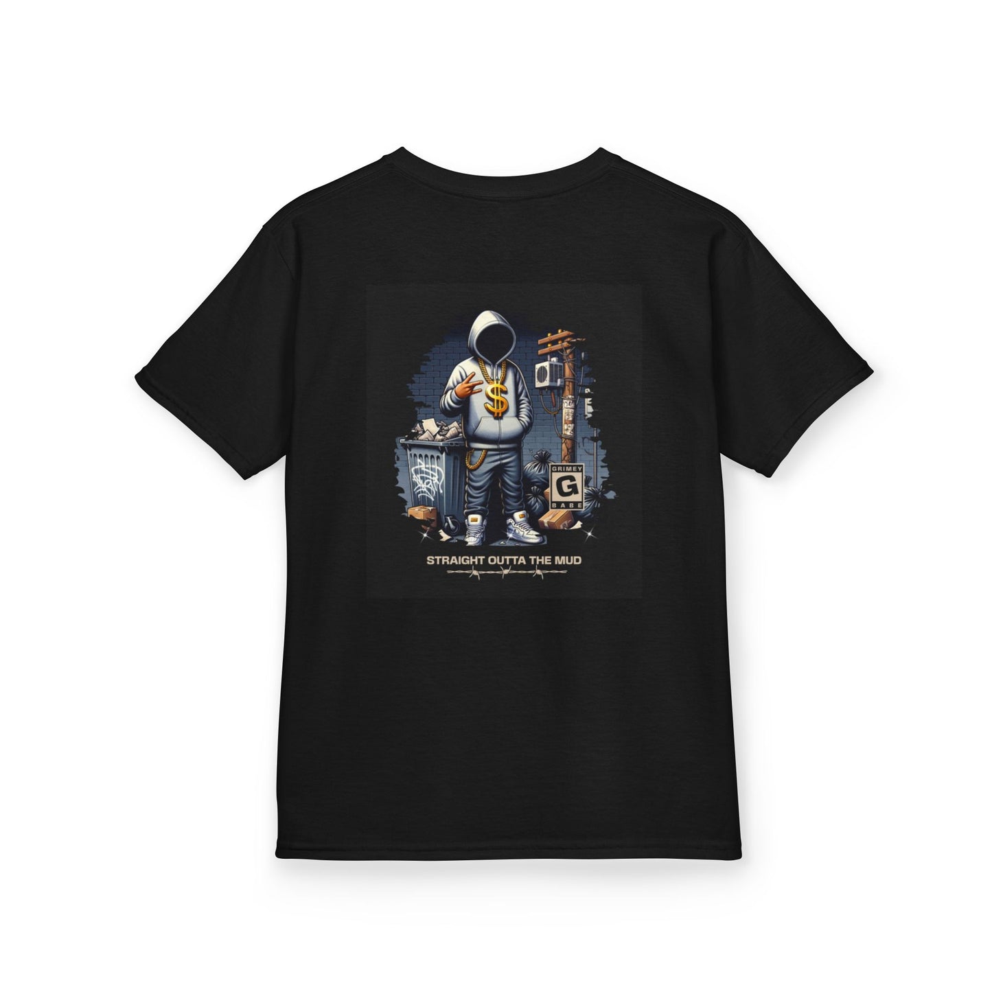 Kids T-Shirt —  Graphic Tee (“Straight Outta The mud)