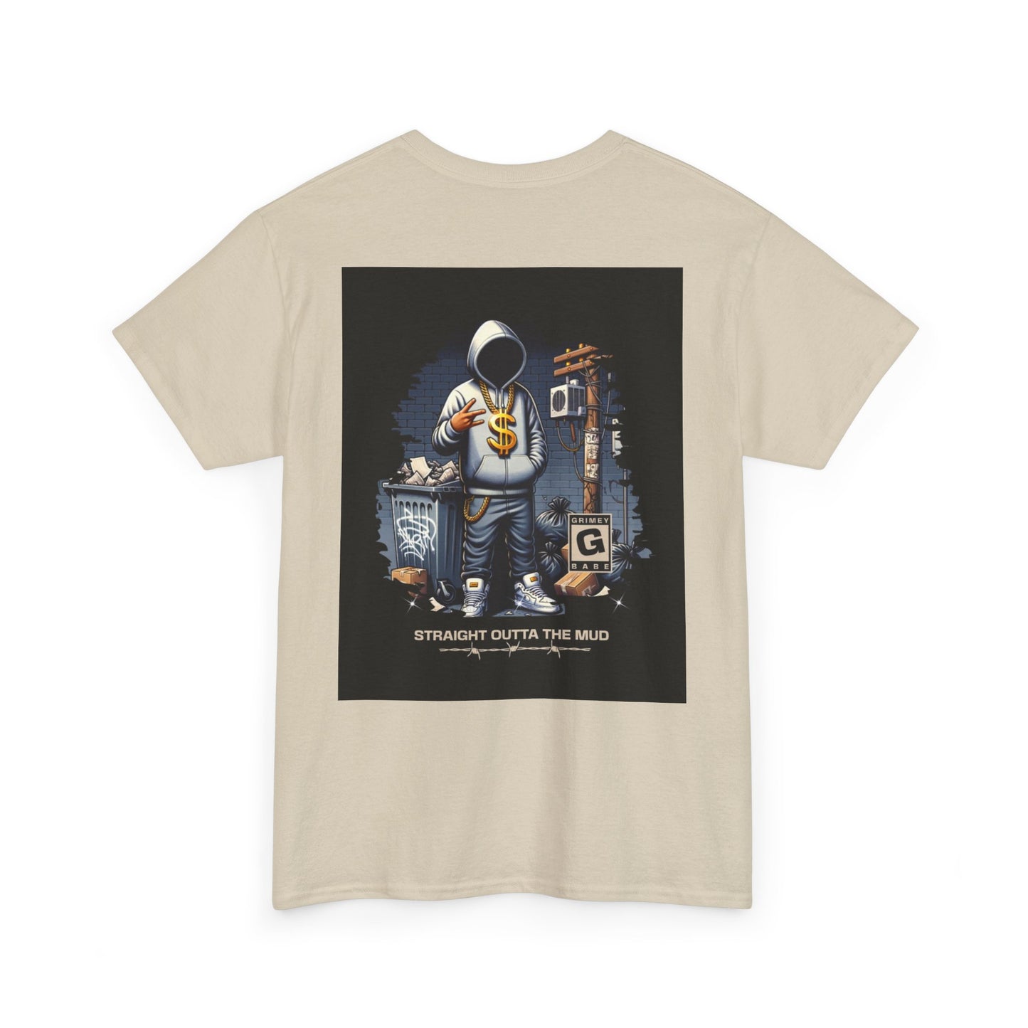 Streetwear Tee — 'Straight Outta the Mud'  Graphic T‑Shirt