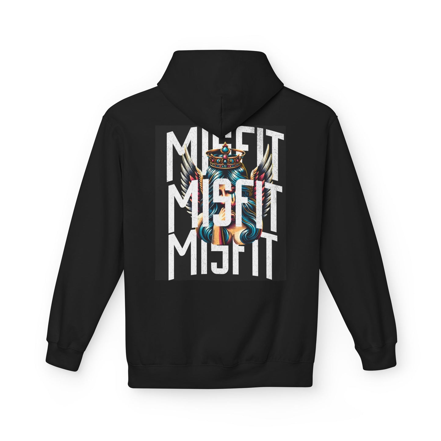 Misfit Angel Tears Witch Graphic Hoodie — Limited Edition Design