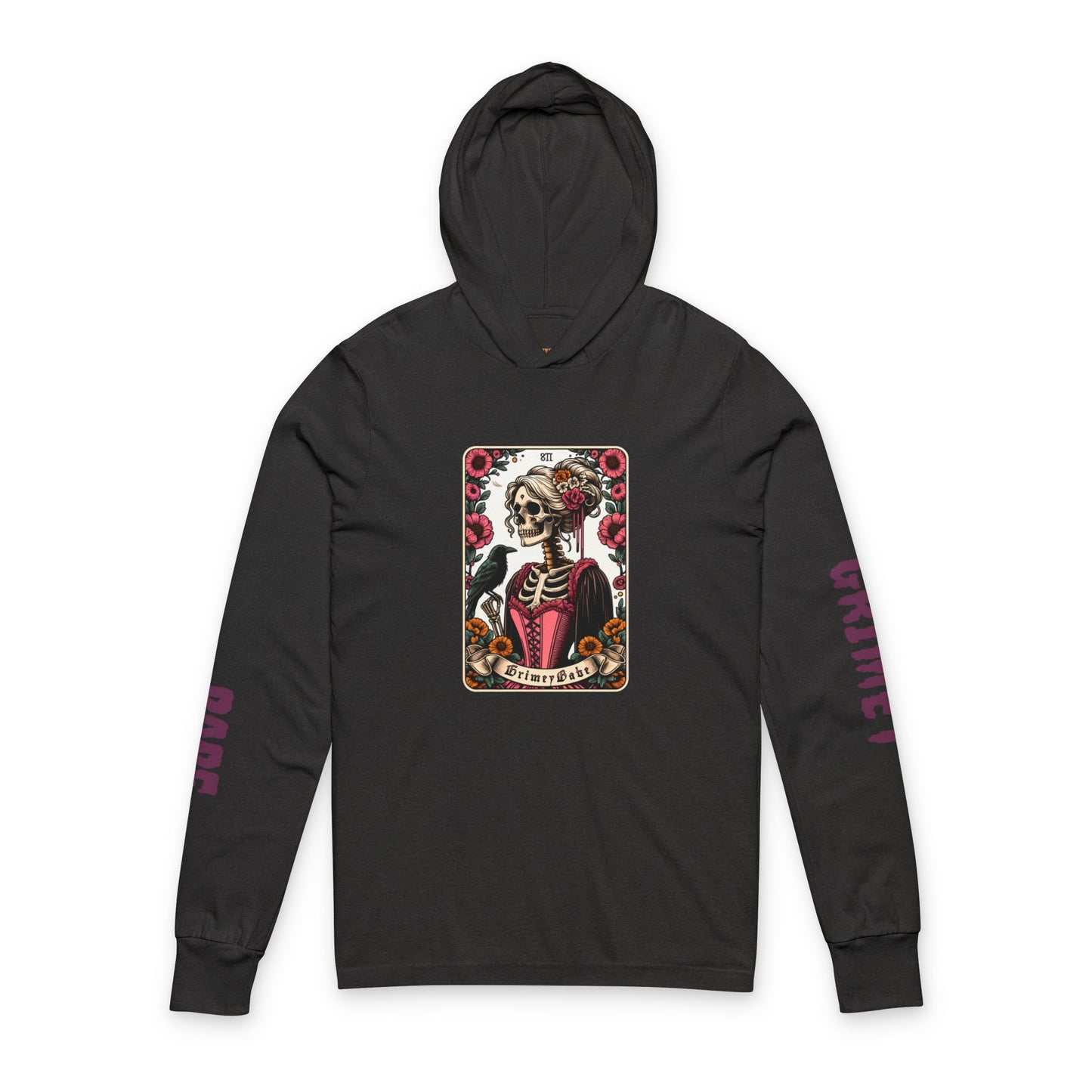 Grimey Babe Limited Edition Tarot Hooded Long-Sleeve Tee