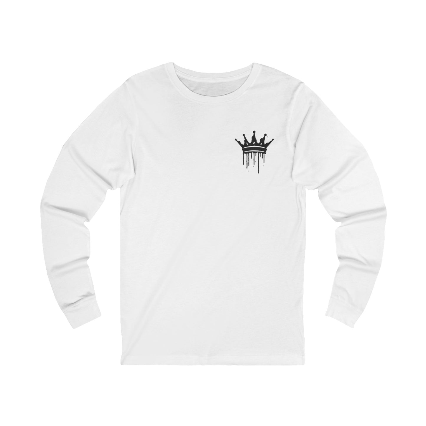 Mommy Group Dropout Long Sleeve Tee — Gothic Crown Graphic