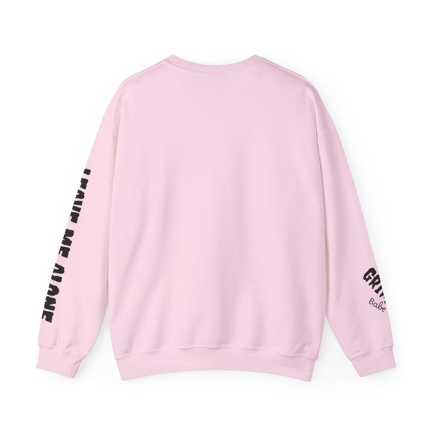 overstimulated  Crewneck Sweatshirt — 'leave me alone' Gothic Rose Design