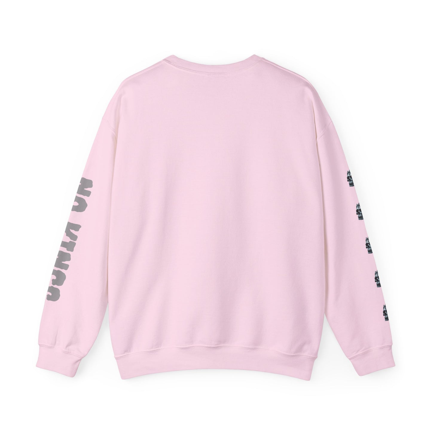 Skull No King's Crewneck Sweatshirt — Gothic Skull Graphic Pullover