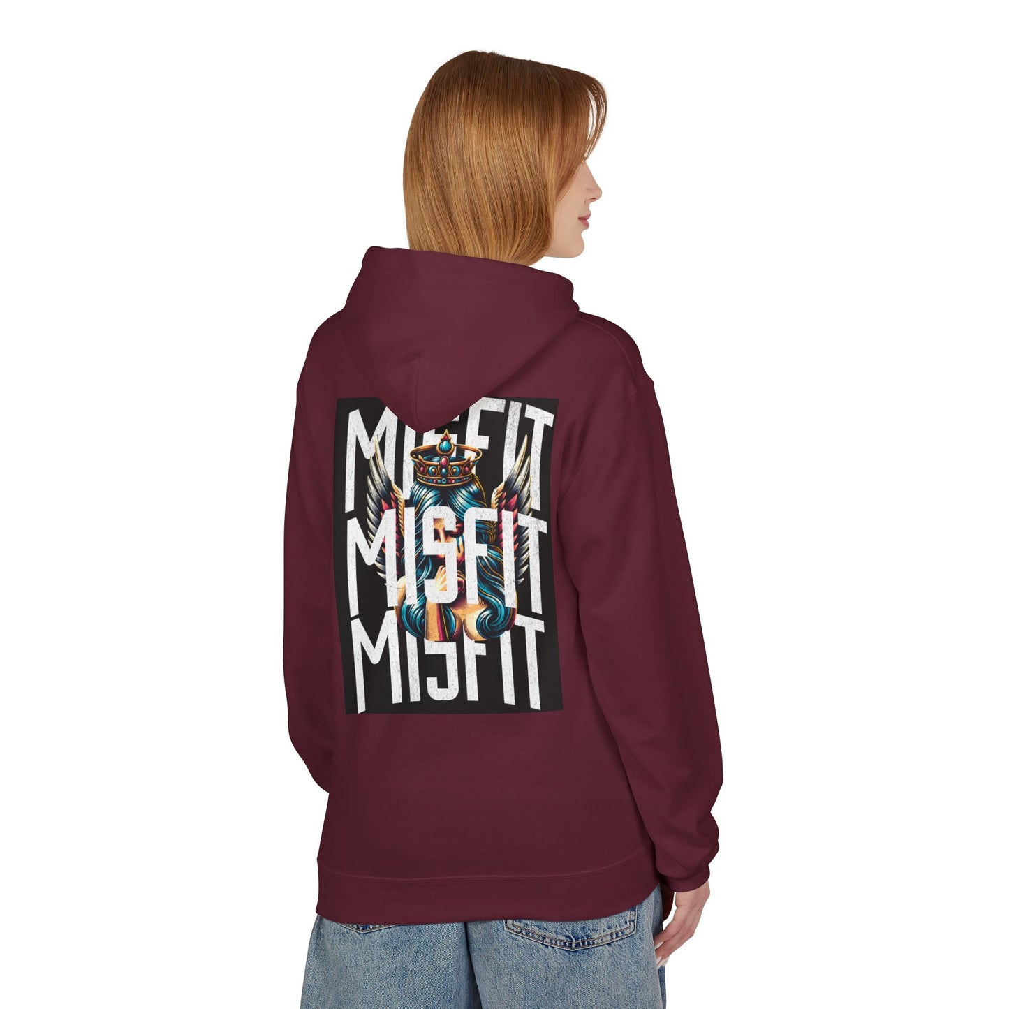 Misfit Angel Tears Witch Graphic Hoodie — Limited Edition Design
