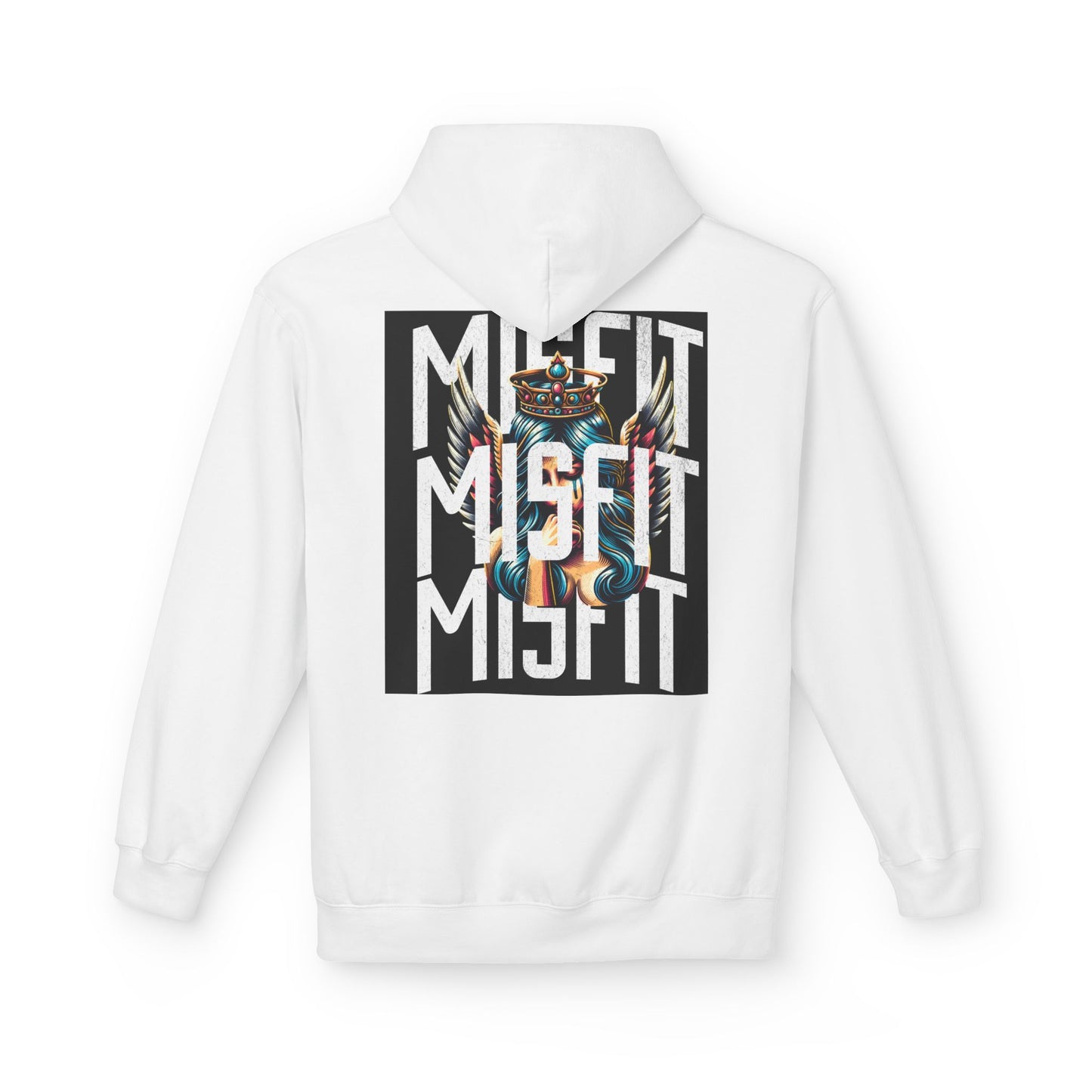 Misfit Angel Tears Witch Graphic Hoodie — Limited Edition Design